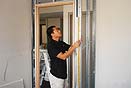 Wall frame partitioning